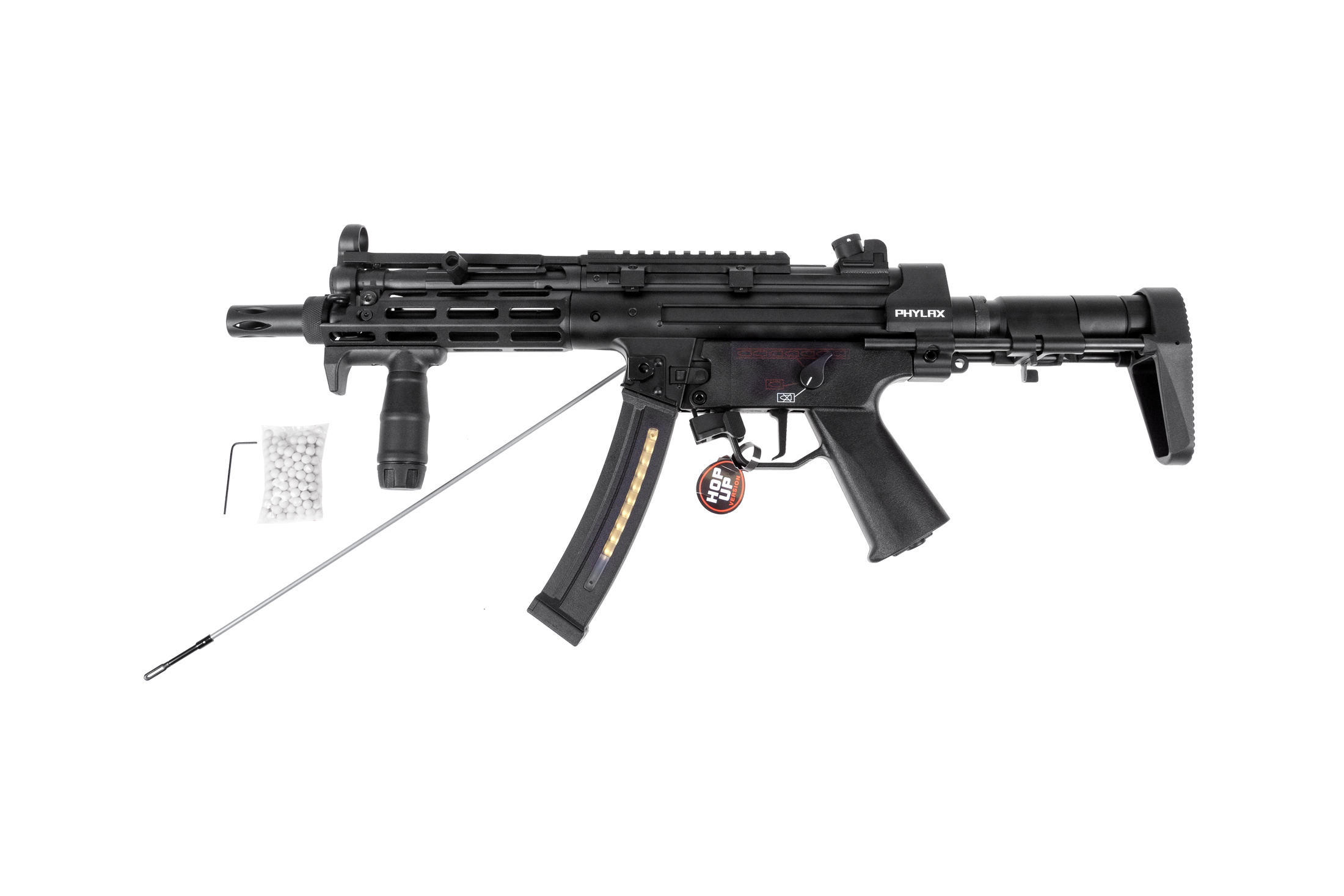 Phylax Advanced PX5M PDW with Gate Titan, Black